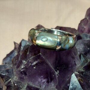 Abalone Sterling Silver Ring